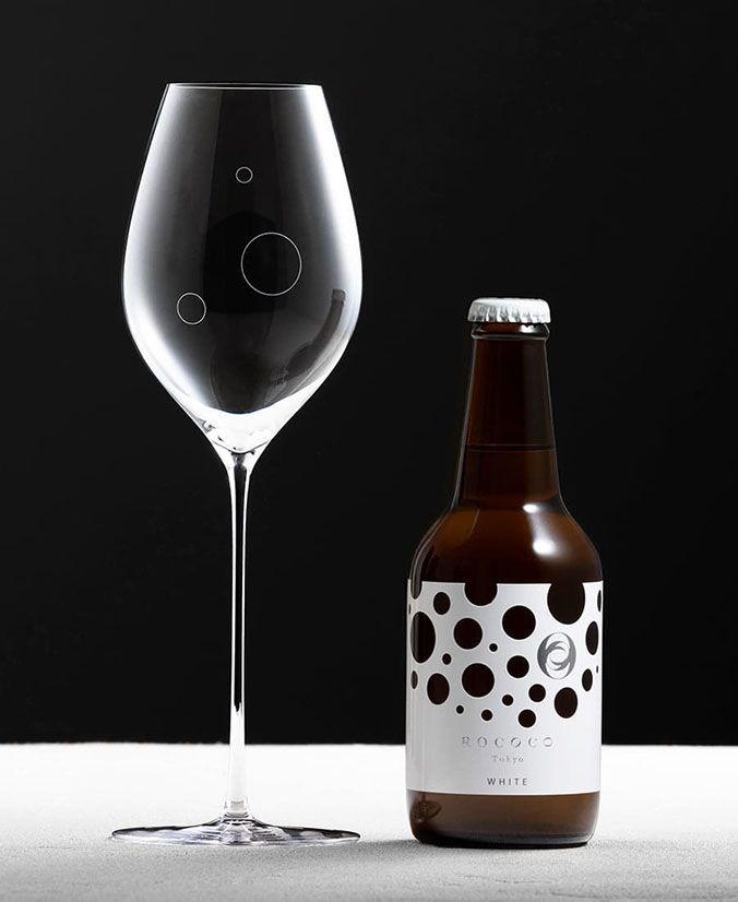 ROCOCO GLASS Introducing the ROCOCO Luxury Beer Glass,the most elegant beer glass in Japan