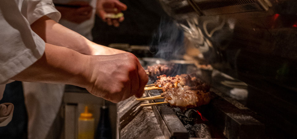 All the ingredients used at Yakitori Shinohara are carefully selected